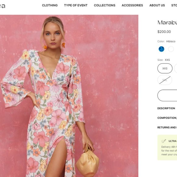 Lady Pipa Dresses & Skirts - Lady Pipa - Marabú Dress - Hibisco